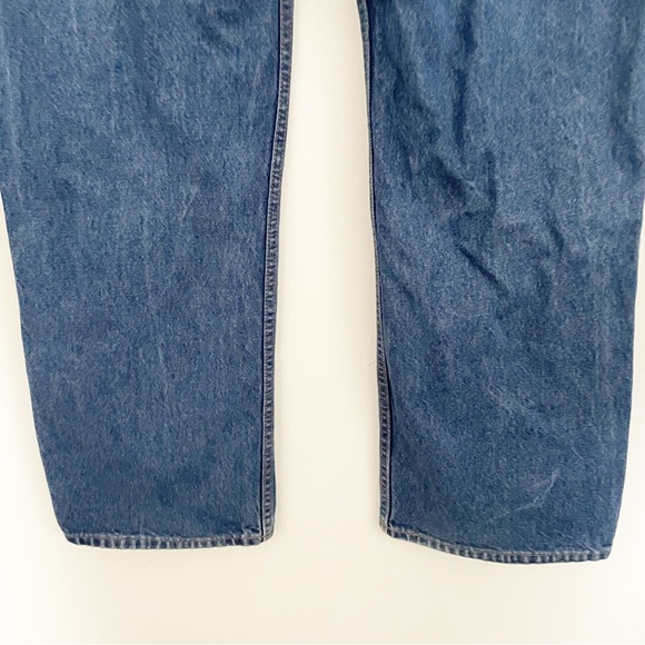 Vintage Levi’s 517 Bootcut Blue Jeans Orange Tab Size 42 x 30 USA Made Denim - Picture 9 of 11